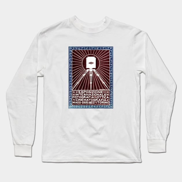 1923 Turin Italy Photography Exposition Long Sleeve T-Shirt by historicimage